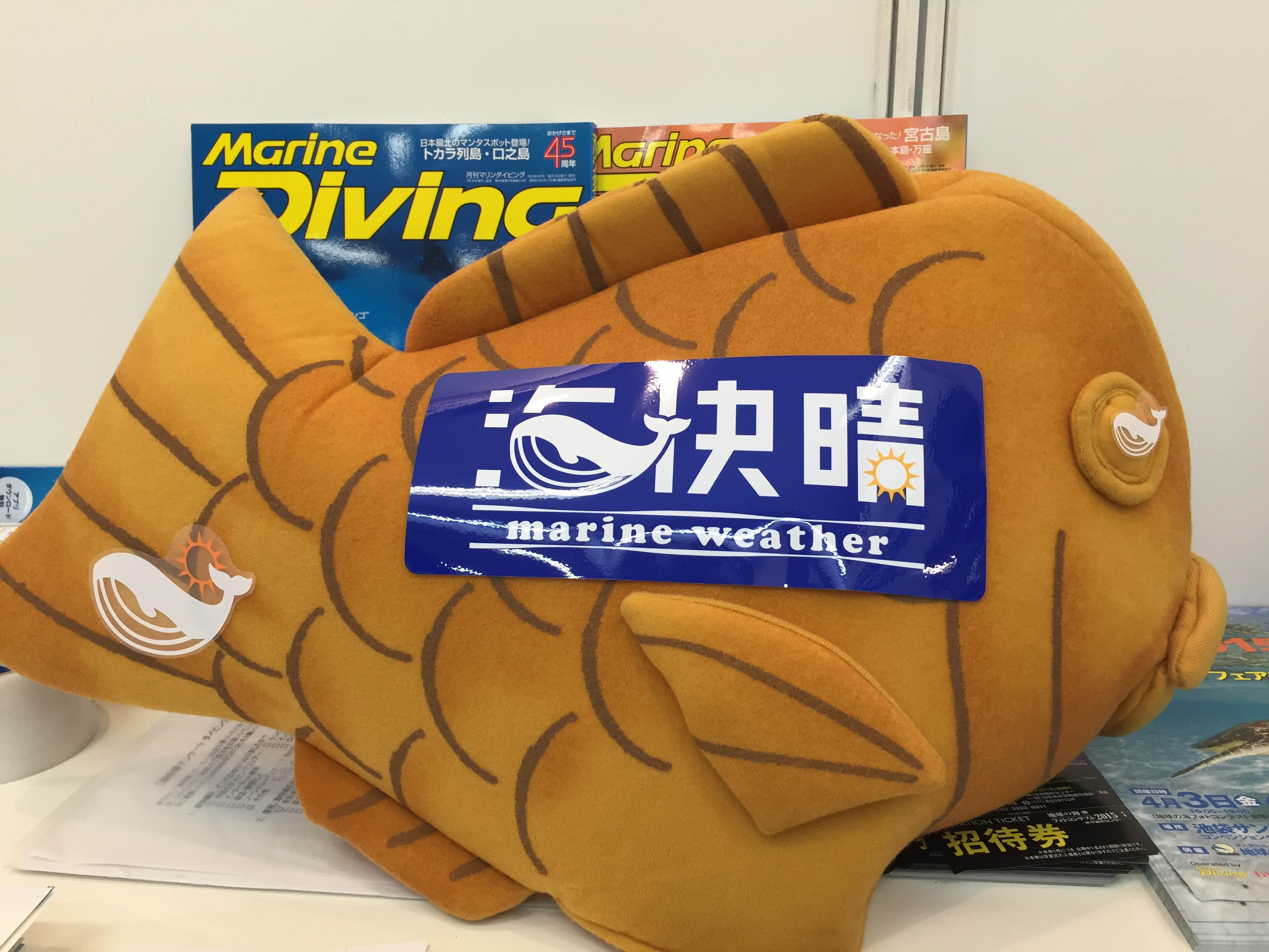 微妙な感じ…海快晴仕様のタイ焼きフォルム